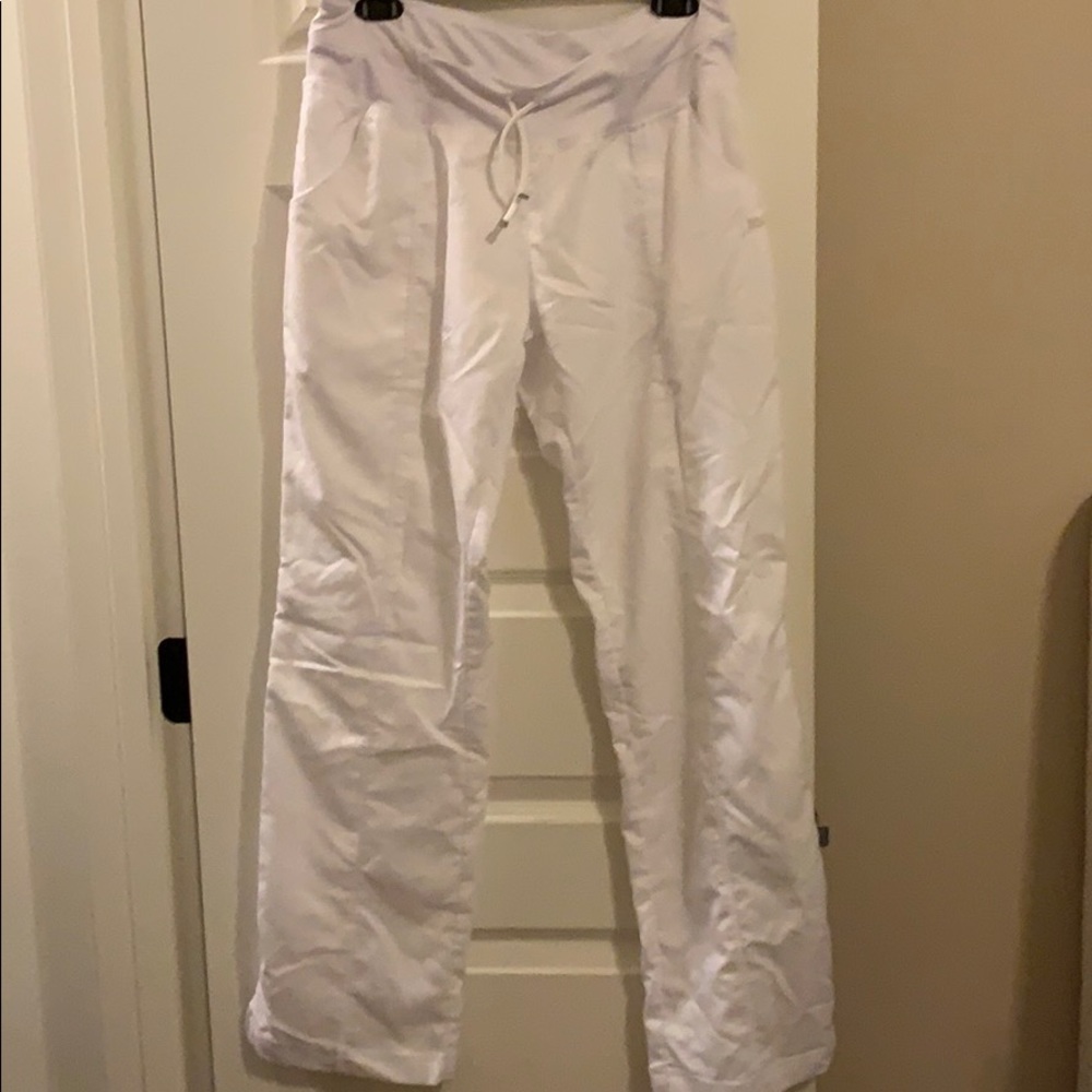 White Greys Anatomy Scrub Pants